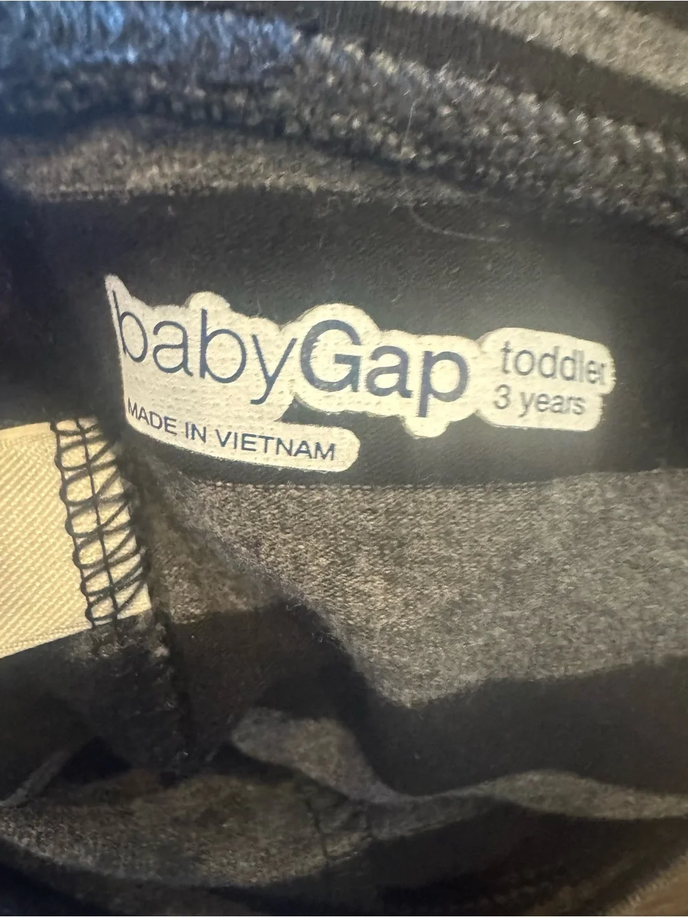 GAP BabyGap Toddler Black & Gray Striped Dress Set